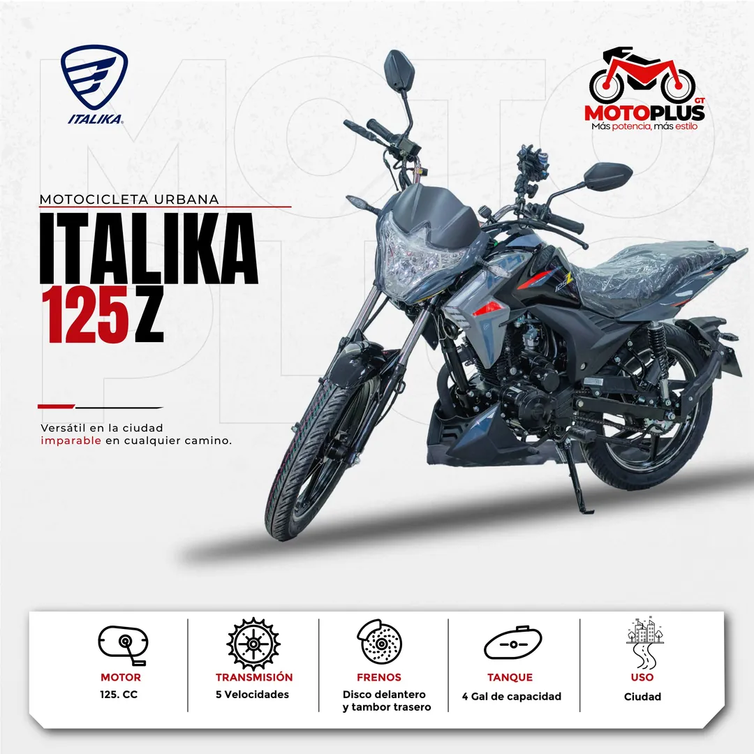 Italika 125Z gris