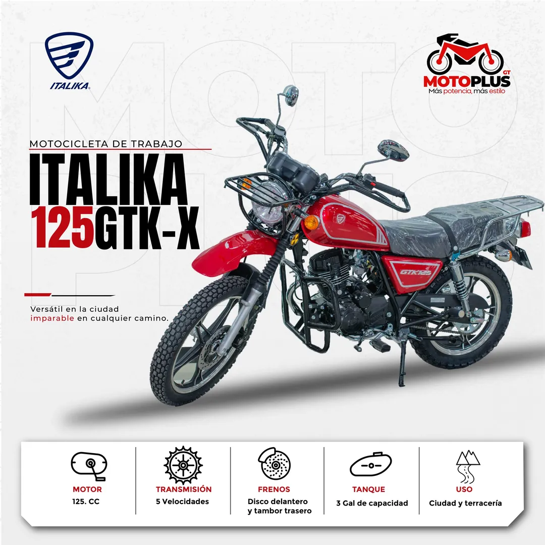 Italika 125GTK-X roja