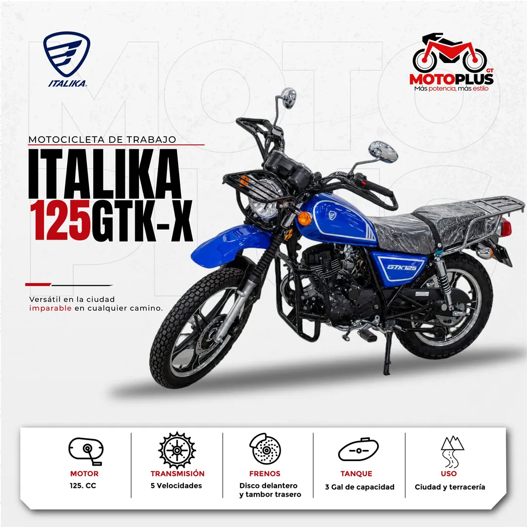 Italika 125GTK-X azul
